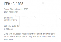Настольный светильник CL1928 Sigma L2