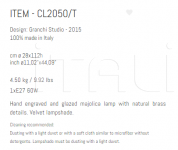 Настольный светильник CL2050/T Sigma L2