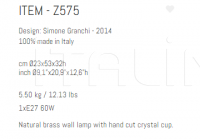 Настенный светильник Z575 Sigma L2