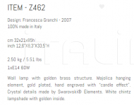 Настенный светильник Z462 Sigma L2
