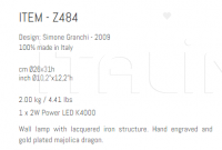 Настенный светильник Z484 Sigma L2