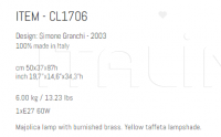 Настольный светильник CL1706 Sigma L2