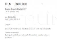 Настольный светильник DINO GOLD Sigma L2