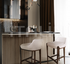 Барный стул MOKA counter stool фабрика Caffe Latte Home