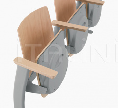 Итальянские Уличная мебель - Система сидений Q-44 Tip-Up Итальянские Уличная мебель - Система сидений Q-44 Tip-Up фабрика Sesta