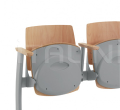 Итальянские Уличная мебель - Система сидений Q-44 Tip-Up Итальянские Уличная мебель - Система сидений Q-44 Tip-Up фабрика Sesta