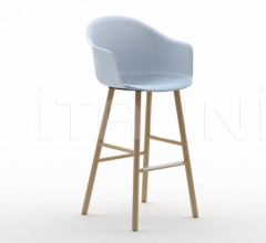 Барный стул Mani Armshell plastic ST-4WL Барный стул Mani Armshell plastic ST-4WL фабрика Arrmet