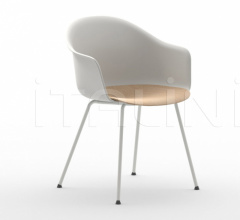 Стул Mani Armshell plastic+w 4L Стул Mani Armshell plastic+w 4L фабрика Arrmet