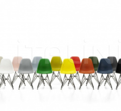 Стул Eames Plastic Side Chair DSR Стул Eames Plastic Side Chair DSR фабрика Vitra