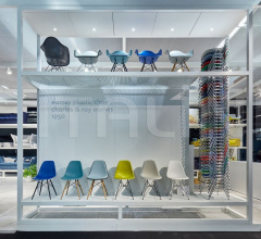 Стул Eames Plastic Side Chair DSR Стул Eames Plastic Side Chair DSR фабрика Vitra