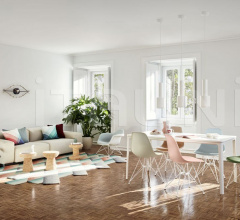 Стул Eames Plastic Side Chair DSR Стул Eames Plastic Side Chair DSR фабрика Vitra