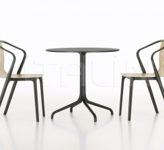 Стул Belleville Armchair Wood Стул Belleville Armchair Wood фабрика Vitra