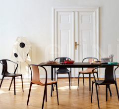 Стул Belleville Armchair Wood Стул Belleville Armchair Wood фабрика Vitra