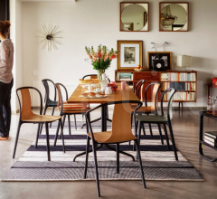 Стул Belleville Armchair Wood Стул Belleville Armchair Wood фабрика Vitra