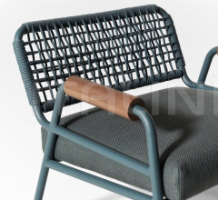 Итальянские Уличная мебель - Кресло ZOE WOOD OPEN AIR фабрика Meridiani