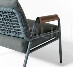 Итальянские Уличная мебель - Кресло ZOE WOOD OPEN AIR фабрика Meridiani