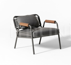 Итальянские Уличная мебель - Кресло ZOE WOOD OPEN AIR фабрика Meridiani