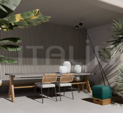 Итальянские Уличные стулья - Стул TAI OPEN AIR Итальянские Уличные стулья - Стул TAI OPEN AIR фабрика Meridiani