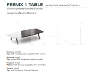 Журнальный столик Feenix 1 Table Alberta Salotti