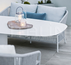 Итальянские Уличные столы - Стол обеденный BIG Low Table Итальянские Уличные столы - Стол обеденный BIG Low Table фабрика Varaschin