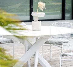 Итальянские Уличные столы - Стол обеденный SYSTEM STAR Table Итальянские Уличные столы - Стол обеденный SYSTEM STAR Table фабрика Varaschin