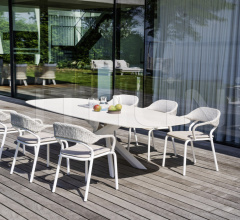 Итальянские Уличные столы - Стол обеденный SYSTEM STAR Table Итальянские Уличные столы - Стол обеденный SYSTEM STAR Table фабрика Varaschin