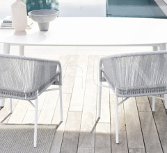 Стул с подлокотниками CRICKET DINING ARMCHAIR Стул с подлокотниками CRICKET DINING ARMCHAIR фабрика Varaschin