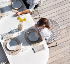 Итальянские Уличные столы - Стол обеденный EMMA Table Итальянские Уличные столы - Стол обеденный EMMA Table фабрика Varaschin