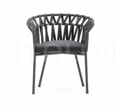 Стул с подлокотниками Emma Cross Armchair фабрика Varaschin