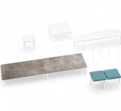 Пуф SYSTEM SINGLE BENCH фабрика Varaschin