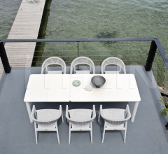 Итальянские Уличные столы - Стол обеденный SYSTEM table Итальянские Уличные столы - Стол обеденный SYSTEM table фабрика Varaschin