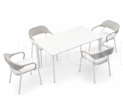 Итальянские Уличные столы - Стол обеденный SYSTEM table Итальянские Уличные столы - Стол обеденный SYSTEM table фабрика Varaschin