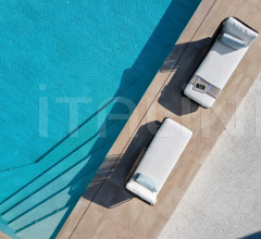 Итальянские Уличные шезлонги - Кушетка TIBIDABO DORMEUSE фабрика Varaschin