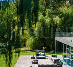 Итальянские Уличные шезлонги - Кушетка TIBIDABO DORMEUSE фабрика Varaschin