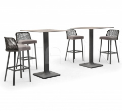 Итальянские Уличные столы - Стол обеденный PLINTO BASE Итальянские Уличные столы - Стол обеденный PLINTO BASE фабрика Varaschin