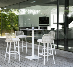 Итальянские Уличные столы - Стол обеденный PLINTO BASE Итальянские Уличные столы - Стол обеденный PLINTO BASE фабрика Varaschin