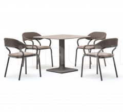 Стул с подлокотниками NOSS DINING ARMCHAIR Стул с подлокотниками NOSS DINING ARMCHAIR фабрика Varaschin