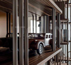 Книжный стеллаж Alghero фабрика Meroni & Colzani