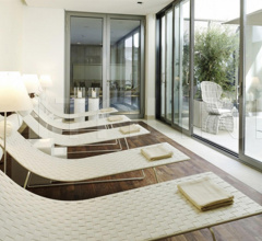 Итальянские Уличные шезлонги - Шезлонг Trenza TU0704 фабрика Andreu World