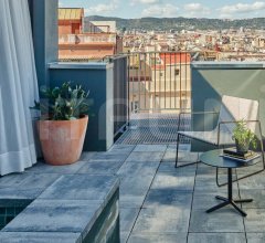 Итальянские Уличные столики - Кофейный столик Quattro 70 Outdoor BM4707 Итальянские Уличные столики - Кофейный столик Quattro 70 Outdoor BM4707 фабрика Andreu World