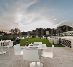 Итальянские Уличная мебель - Стул с подлокотниками Flex Chair Outdoor SO1323 фабрика Andreu World