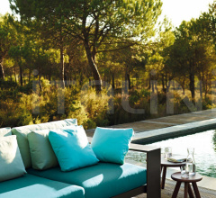 Итальянские Уличная мебель - Диван Landscape Alu SF4631 фабрика Andreu World