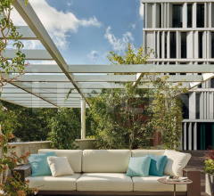 Итальянские Уличная мебель - Диван Landscape Alu SF4632 фабрика Andreu World