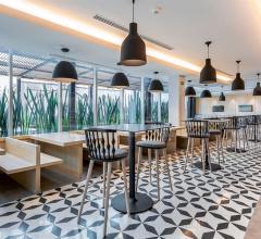 Итальянские Рестораны/Бары - Барный стол Dual 60 BM4376 фабрика Andreu World