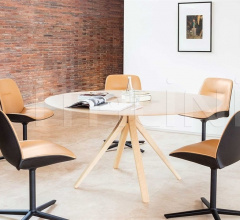 Итальянские Столы обеденные - Стол обеденный Nuez Table фабрика Andreu World