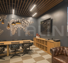 Итальянские Столы обеденные - Стол обеденный Uves ME3664 фабрика Andreu World