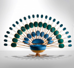 Кресло Pavone Throne Кресло Pavone Throne фабрика IPE Cavalli (Visionnaire)