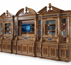 Итальянские Стеллажи - Библиотека A1284 Итальянские Стеллажи - Библиотека A1284 фабрика Armando Rho