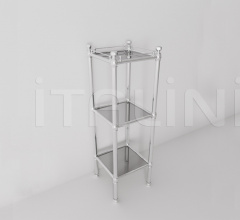 Итальянские Ванная - Стеллаж Brass unit with 3 glass shelves фабрика Park Avenue