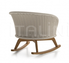 Итальянские Уличные кресла - Кресло Ludo Rocking Chair Итальянские Уличные кресла - Кресло Ludo Rocking Chair фабрика Atmosphera